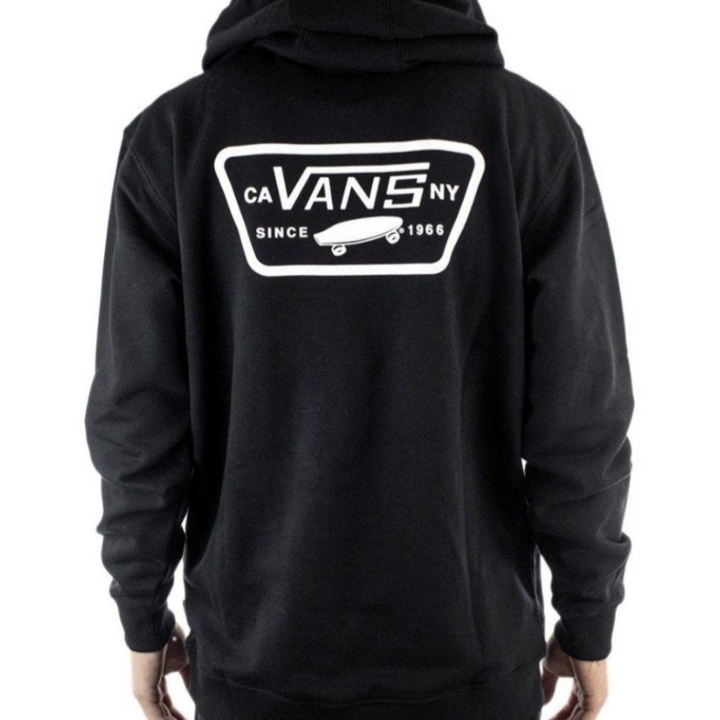 VANS バンズ プルオーバーパーカー FULL PATCHED BLACK
