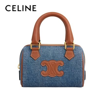 【国内配送】CELINE ミニ ボストン カーフスキン 2way 関送込 ミニ CELINE(セリーヌ) ボストンバッグ(レディース) - 海外通販