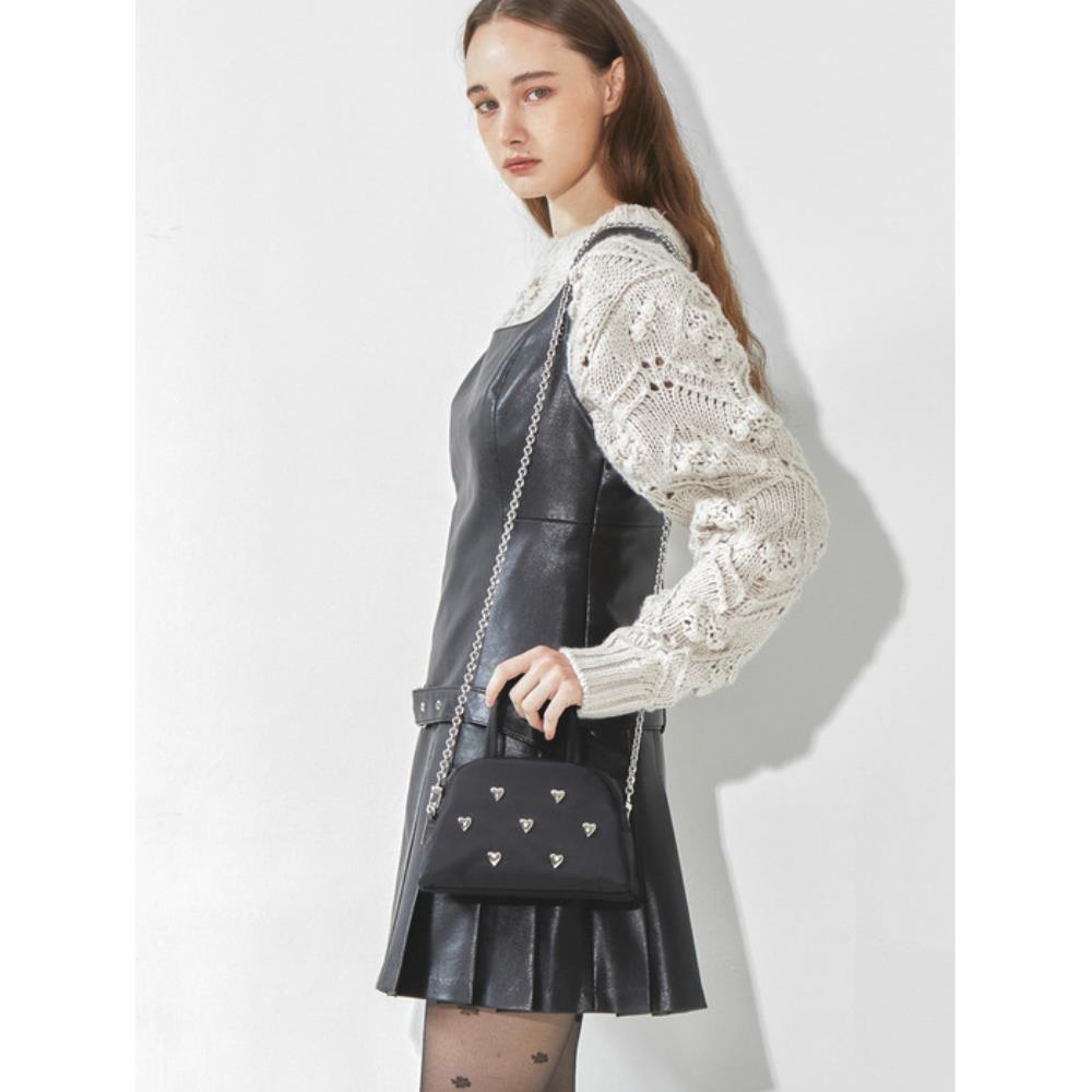 ★HPLLY LOVES LOVE★ Bandal Bag Mini_Black