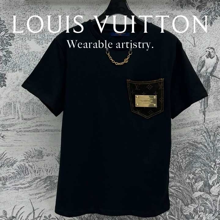 *映える名品*【Louis Vuitton】モノグラムポケットTシャツ