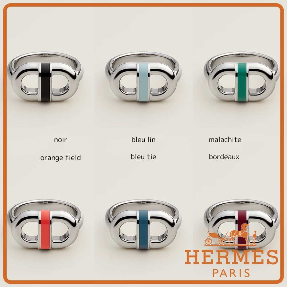 人気×お洒落【HERMES】メンズリング \