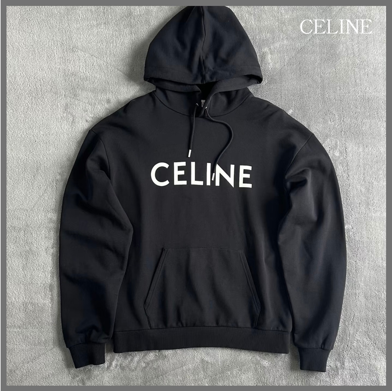 【大好評】CELINE メンズ パーカー コットン