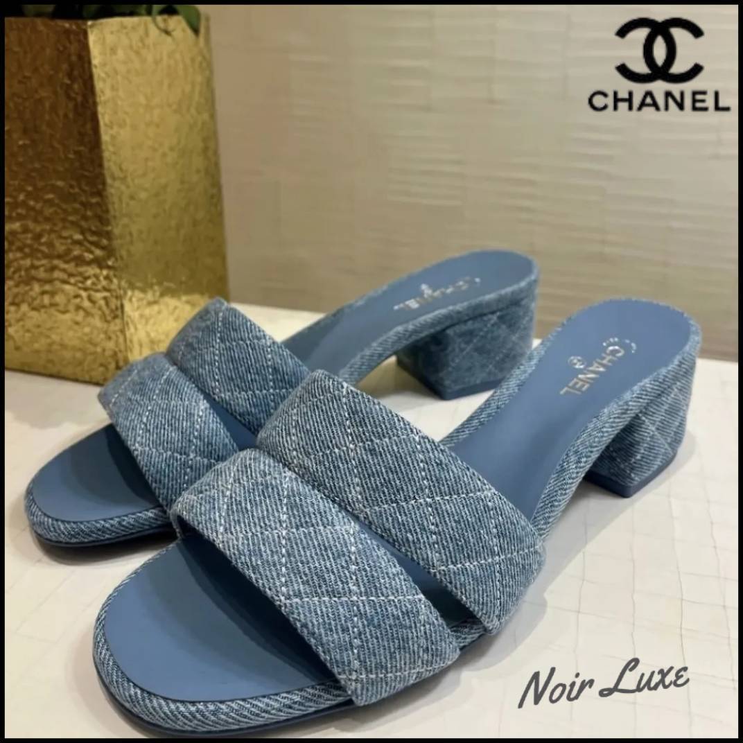 お洒落♪デニム♡マトラッセ【CHANEL】ミュール