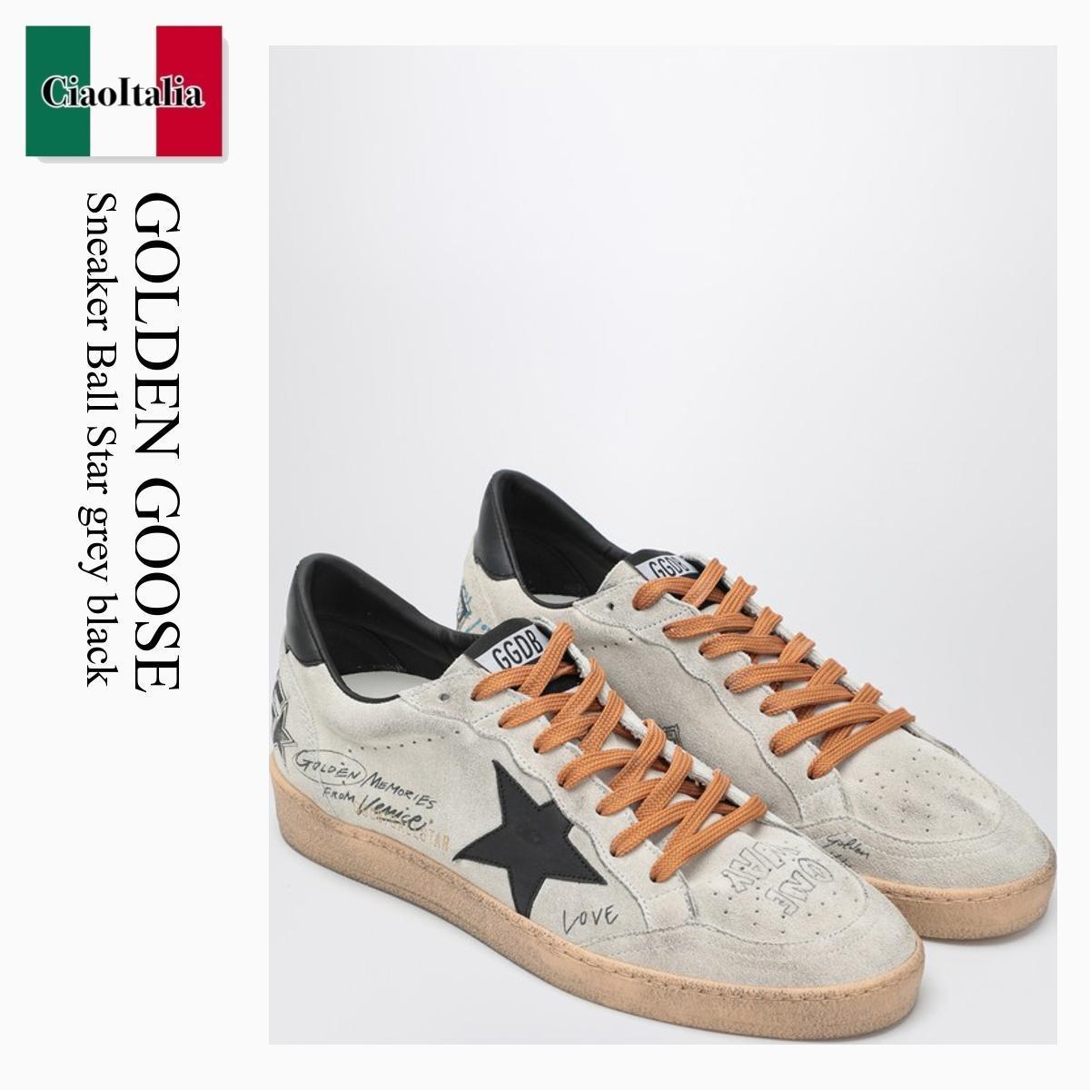 スニーカー Golden Goose Sneaker Ball Star Grey Black