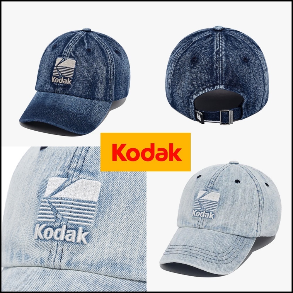 KODAK【送料込】VINTAGE BLUE WASHING BALL CAP