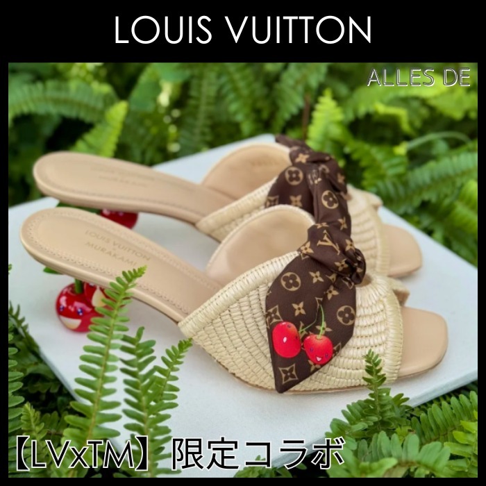 【可愛いチェリーのヒール！】LOUIS VUITTON シェリー ミュール