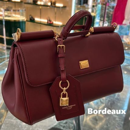 【Dolce&Gabbana】My Sicily ハンドバッグ カーフスキン