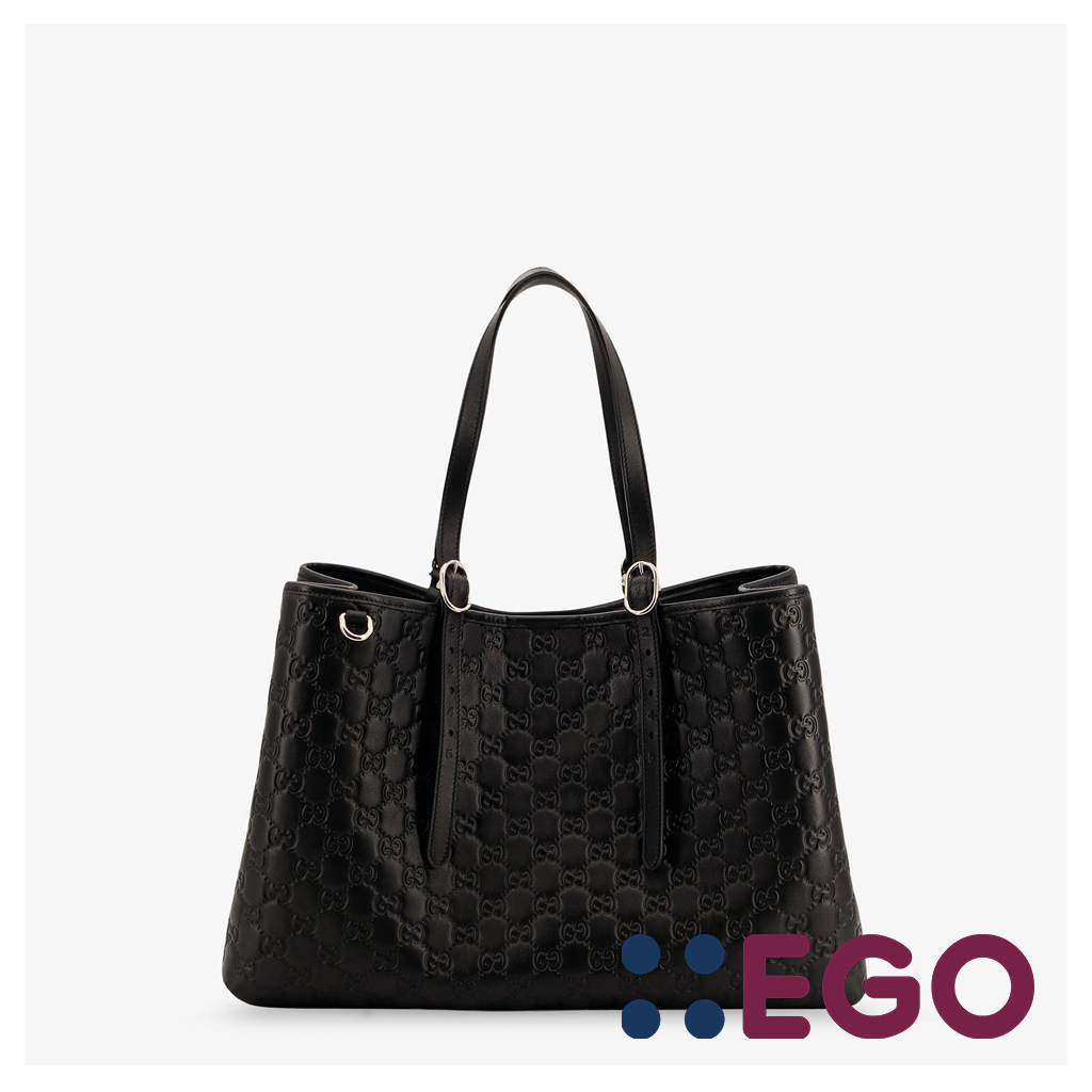 ショルダーバッグ・ポシェット GG EMBLEM LEATHER SHOULDER BAG