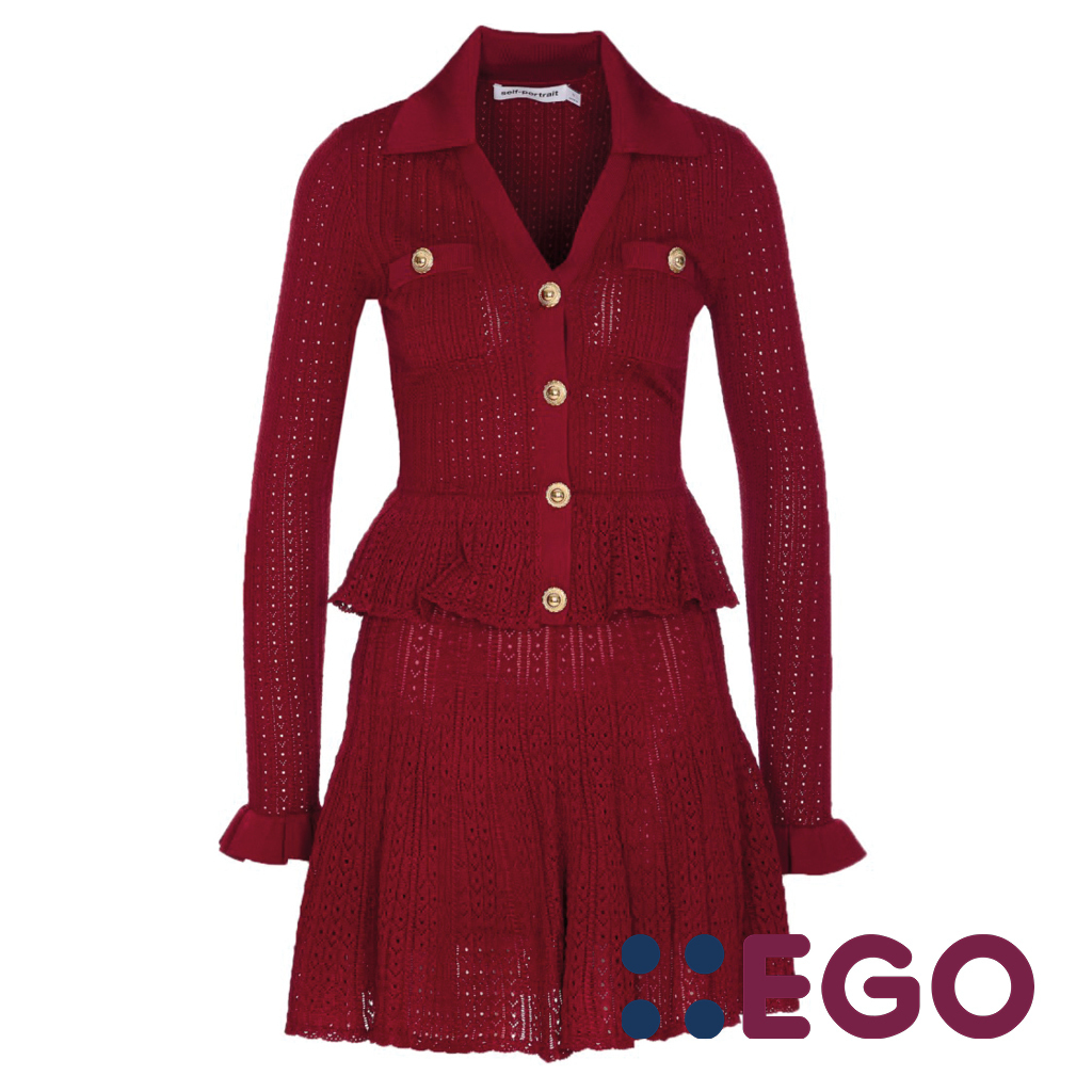 ワンピース KNIT MINI DRESS