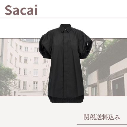 sacai SCW226458 関税送料込 sacai サカイ ユニセックス ラージ トートバッグ グレー (sacai