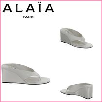 【お洒落度UP】ALAIA◆メッシュ フラット トングサンダル ロゴ付 32006813he_999_f.jpg?impolicy=