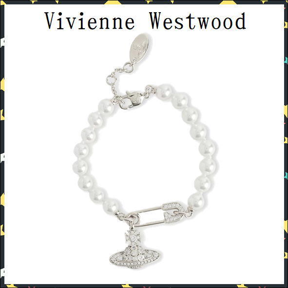 【国内送】Vivienne Westwood★安全ピンフェイクパールブレス