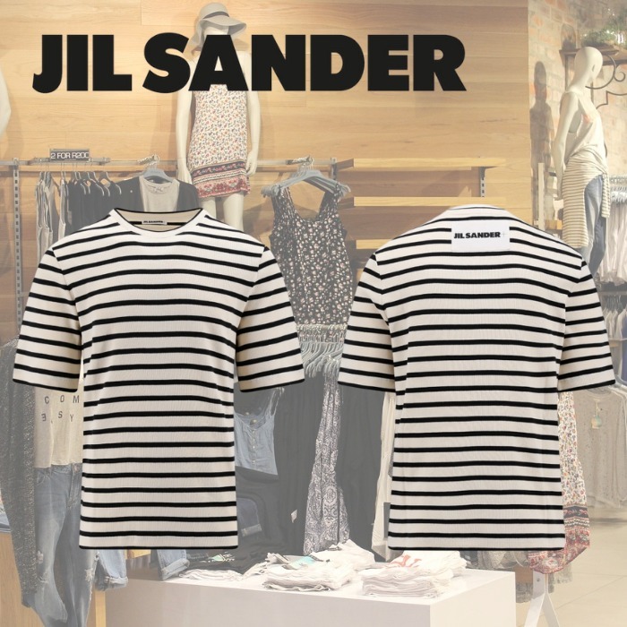 Jil Sander ボーダー 半袖 Tシャツ 送料/関税込 J47GC0109J46497