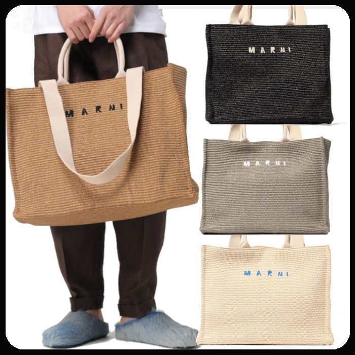 関税込☆ MARNI マルニ East-West ラージ トートバッグ 2WAY