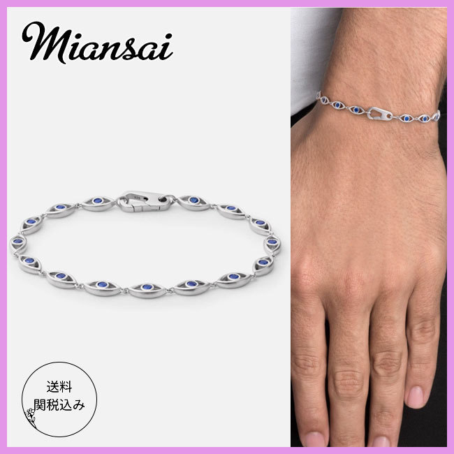 送料関税込【Miansai】イーブル アイブレスレット スピネル