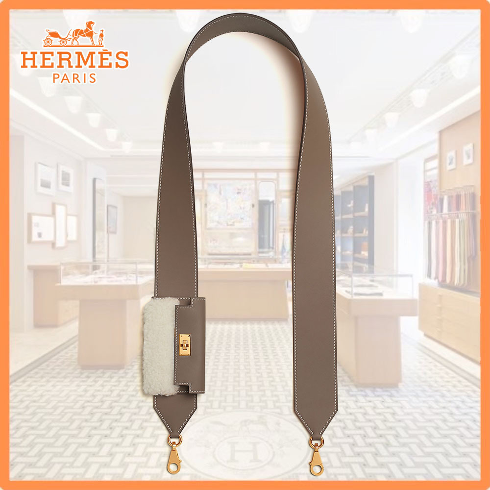 希少☆エトープ☆HERMES★ケリーポケット付ショルダーストラップ