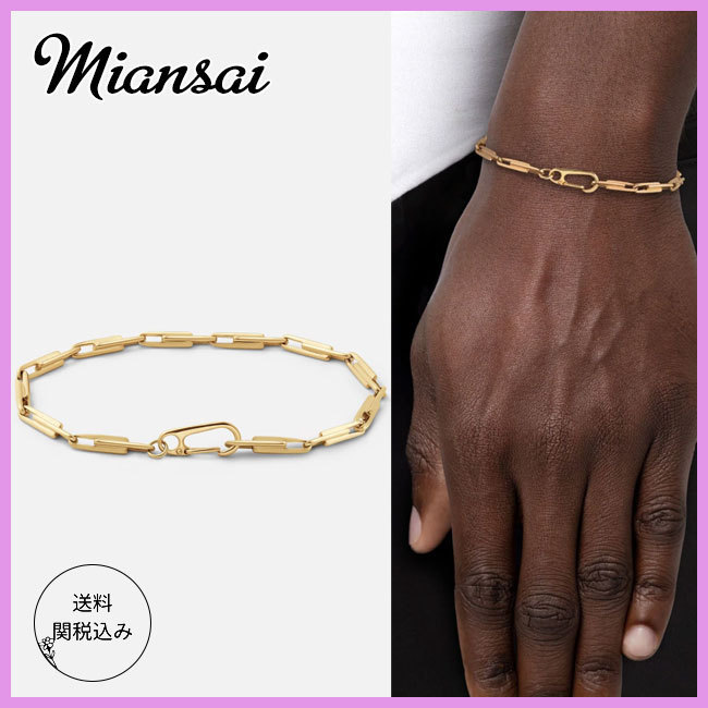 送料関税込【Miansai】ニロチェーンブレスレット ヴェルメイユ