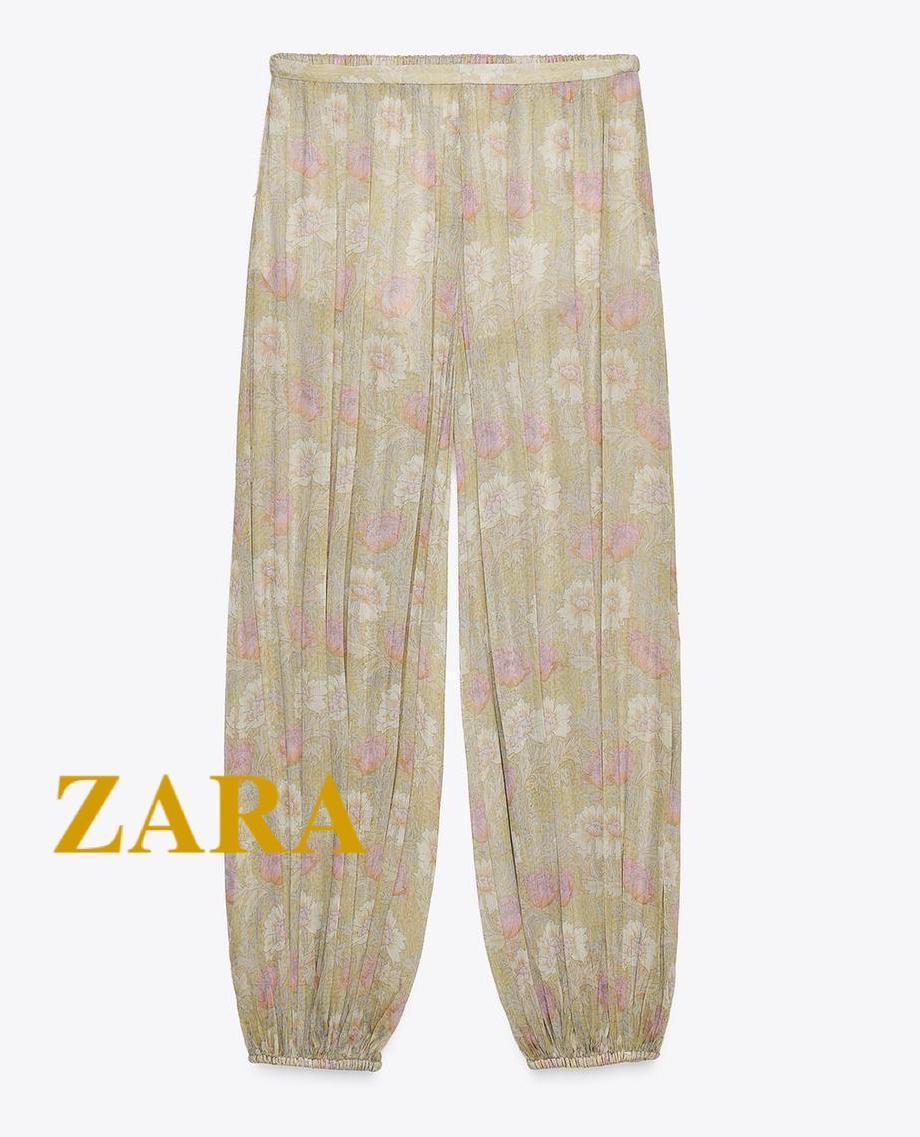 ☆ドイツ発*ZARA*新作*プリントバルーンパンツ/TS☆