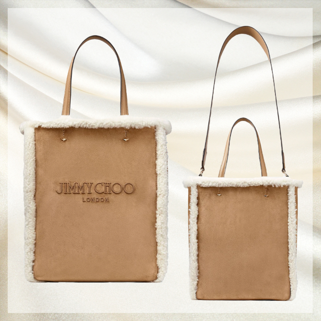 JIMMY CHOO■Suede Tote Bag■トートバッグ