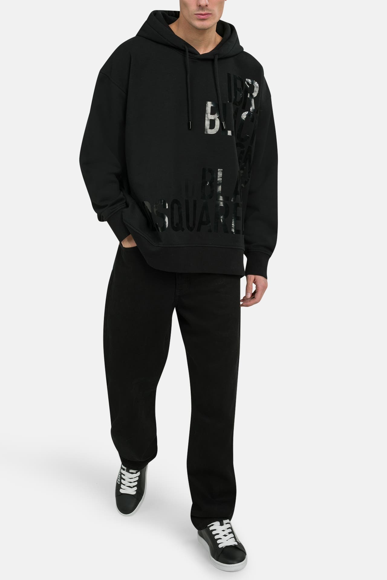 パーカー・フーディ D SQUARED2 Hoodie black