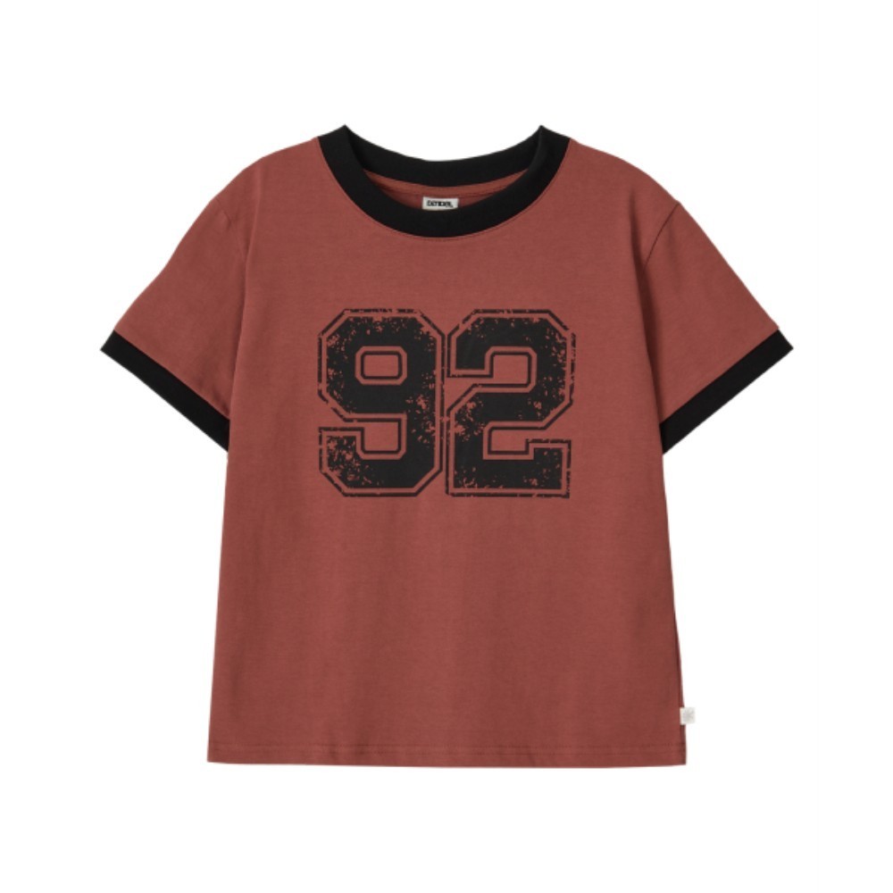 ★DANDEL★ DD 92 cracked ringer tee RED