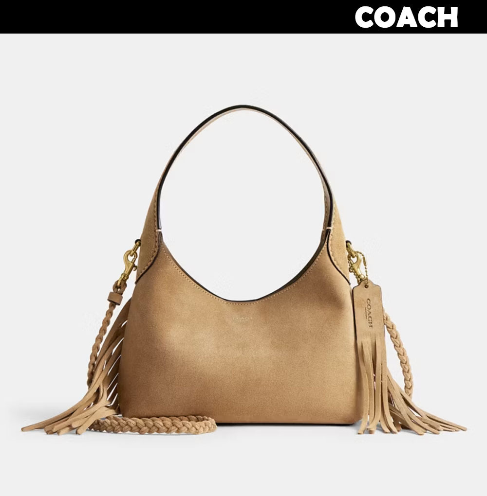 Coach◆Brooklyn Shoulder Bag 23 With Fringe