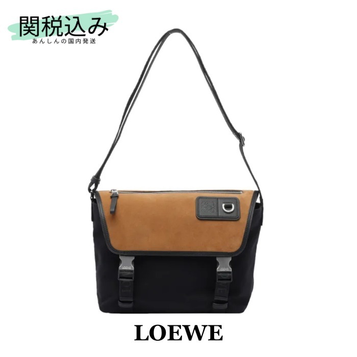 【 LOEWE】フレックス メッセンジャーバック ミディアム（キャン
