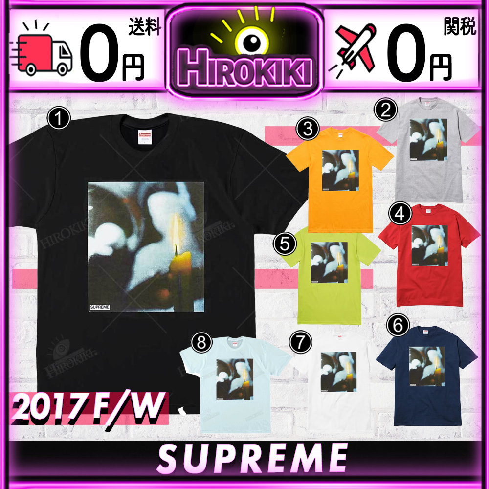 17FW /Supreme Candle Tee キャンドル Tシャツ ロウソク 半袖