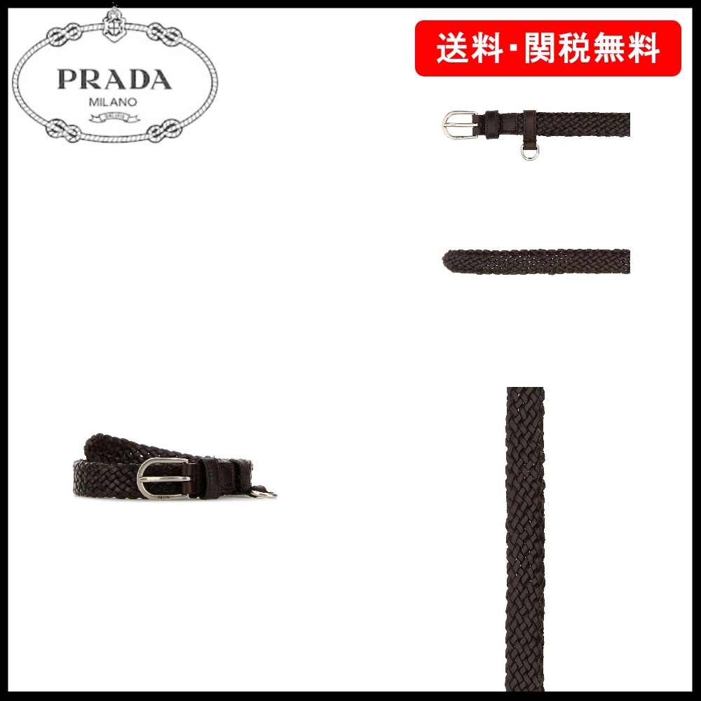 【PRADA】ロゴが刻まれたベルト☆SALE中