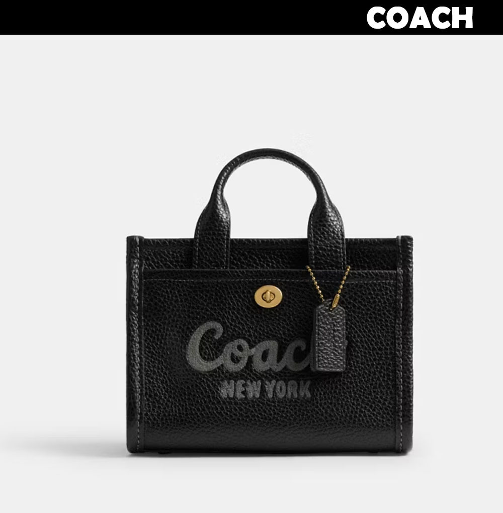 Coach● MINI Cargo Tote Bag 20 Black