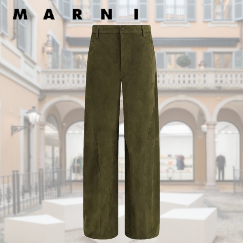 VIPSALE★【MARNI】スエードパンツ
