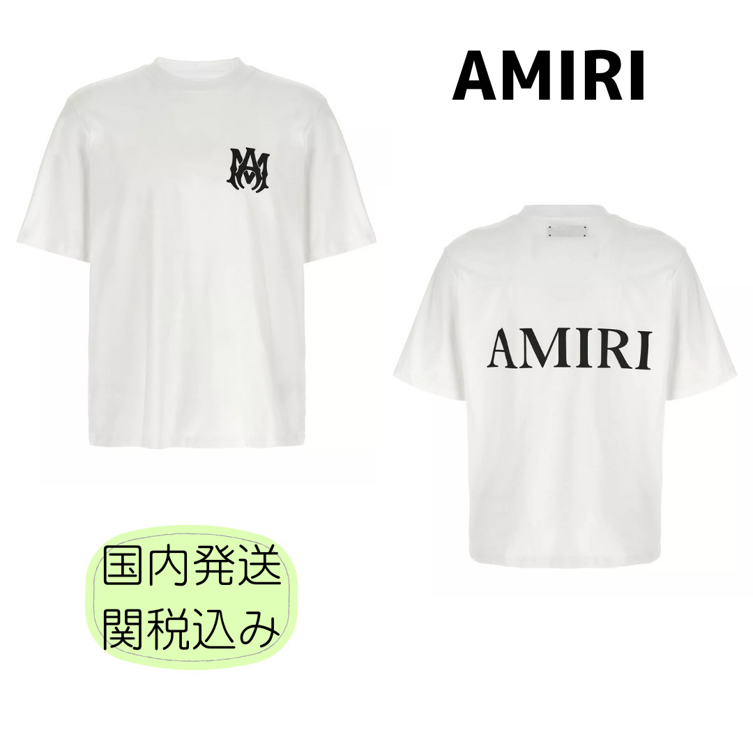 AMIRI アミリ 'MA Core Logo' T-shirt ロゴ Tシャツ 半袖 白