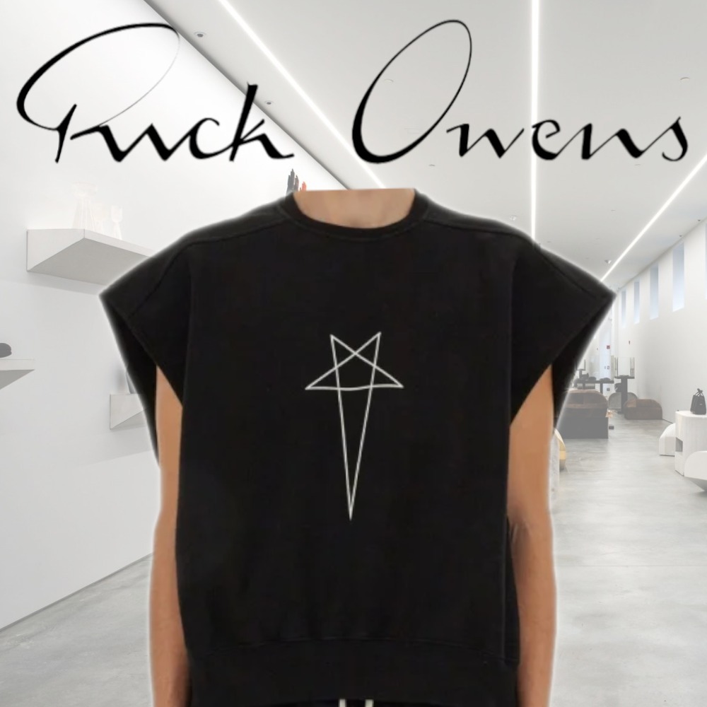 【人気デザイン】Rick Owens DRKSHDW ノースリーブ タトリン 黒