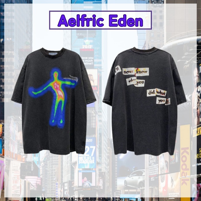【Aelfric Eden】グラフィック オーバーサイズTシャツ ●送関込
