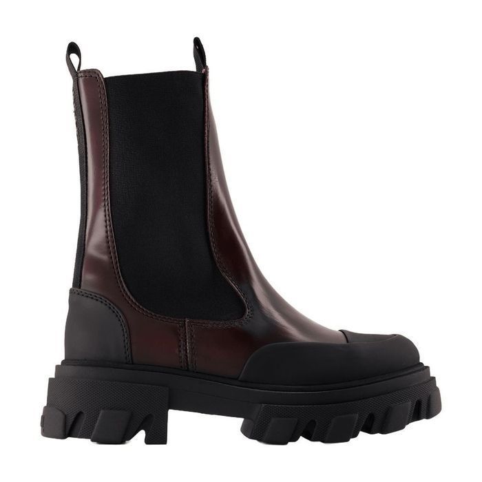 ブーツその他 Chelsea boots - Ganni - Synthetic - Black