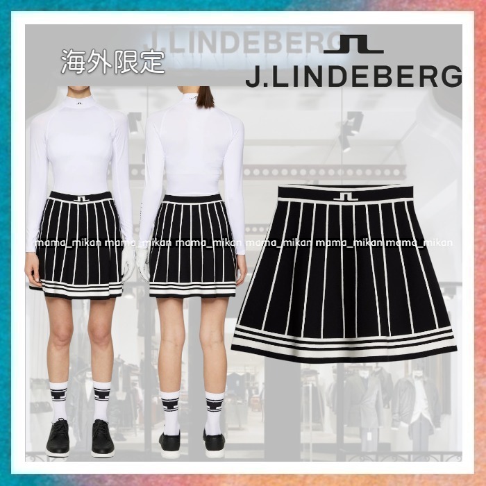 【J.LINDEBERG】上質素材が映える洗練のIrmaニットスカート