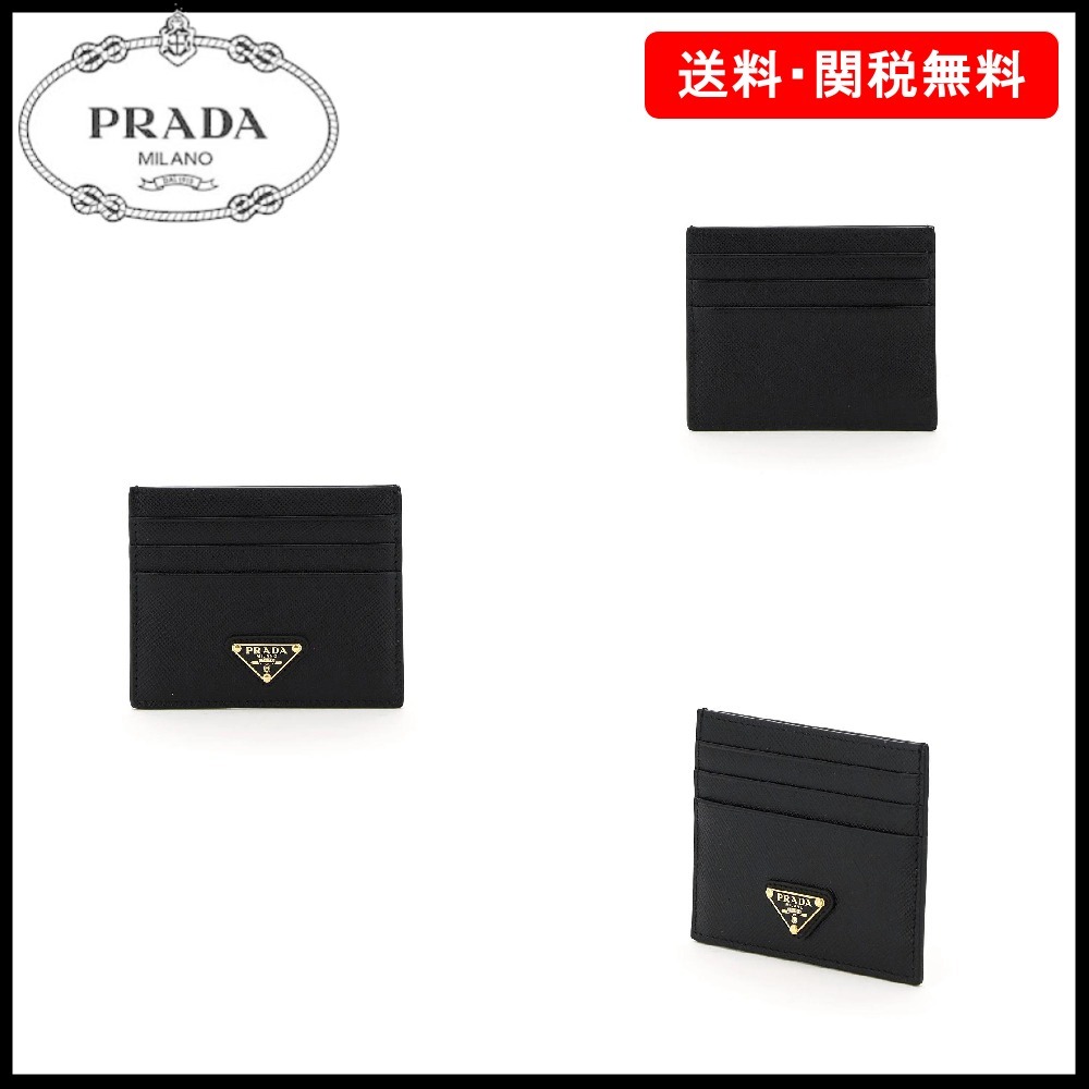 【PRADA】ロゴ プレート カード ホルダー☆SALE中