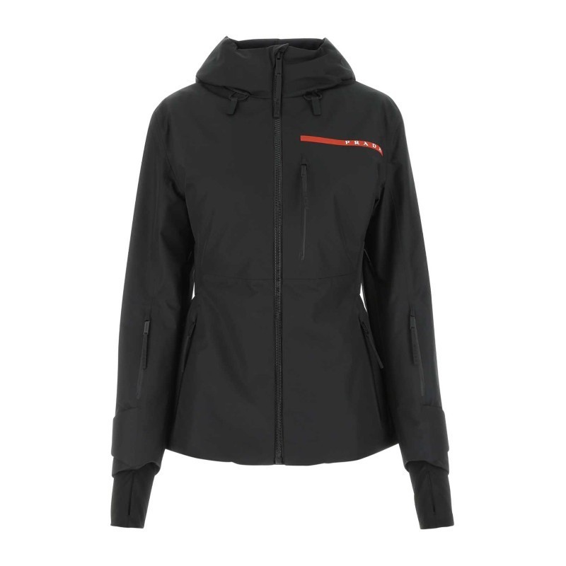 アウターその他 PRADA Black polyester padded jacket (291935S2221XV1 F0002)