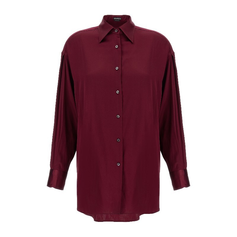 Tシャツ・カットソー TOM FORD FW25 Silk shirt (CA3211FAX881 GV481)