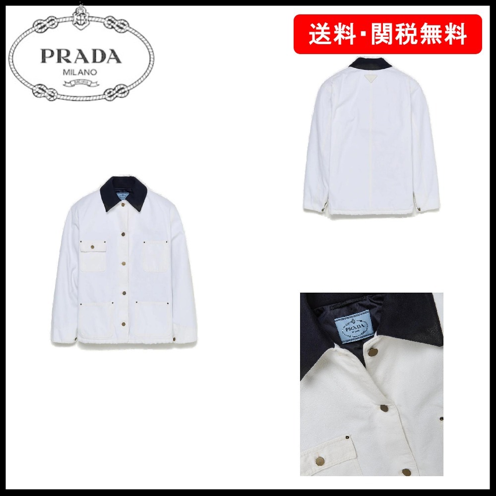 【PRADA】ダメージ加工 ジャケット☆SALE中