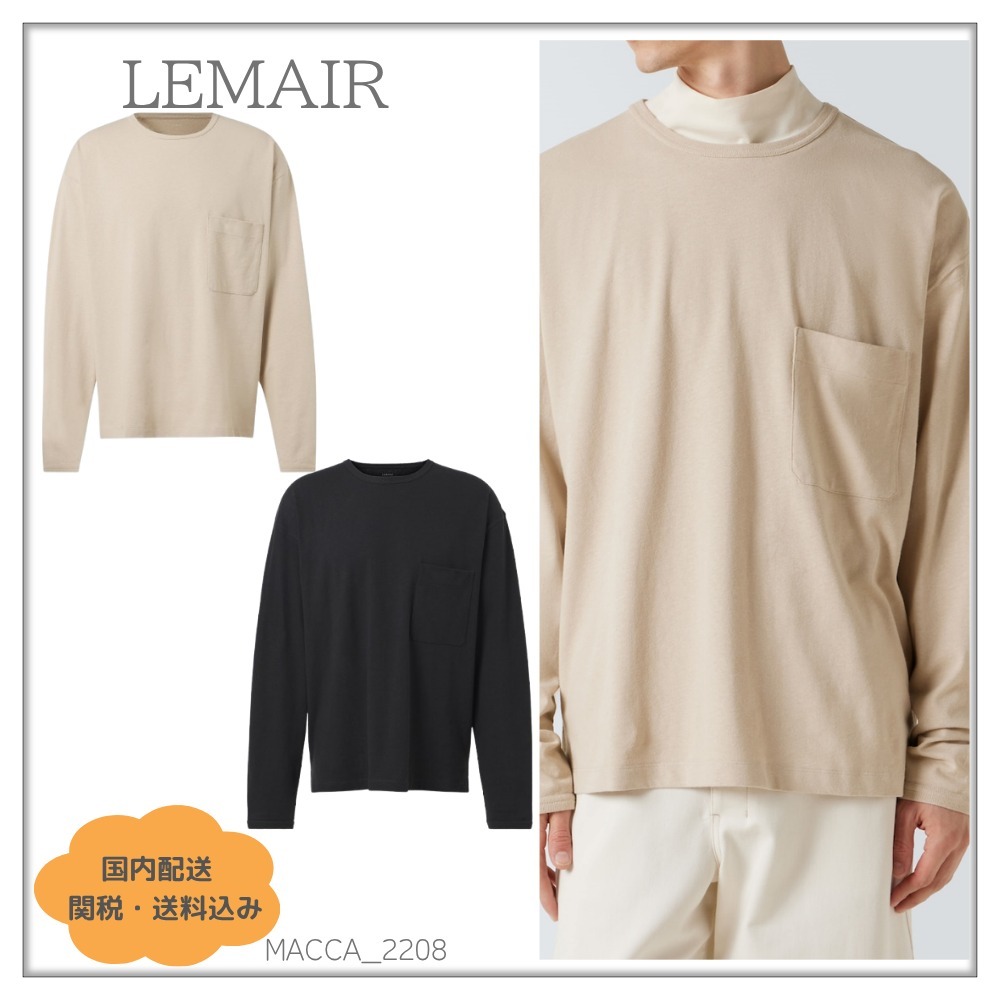 SALE☆LEMAIRE / 長袖コットンリネンジャージーTシャツ