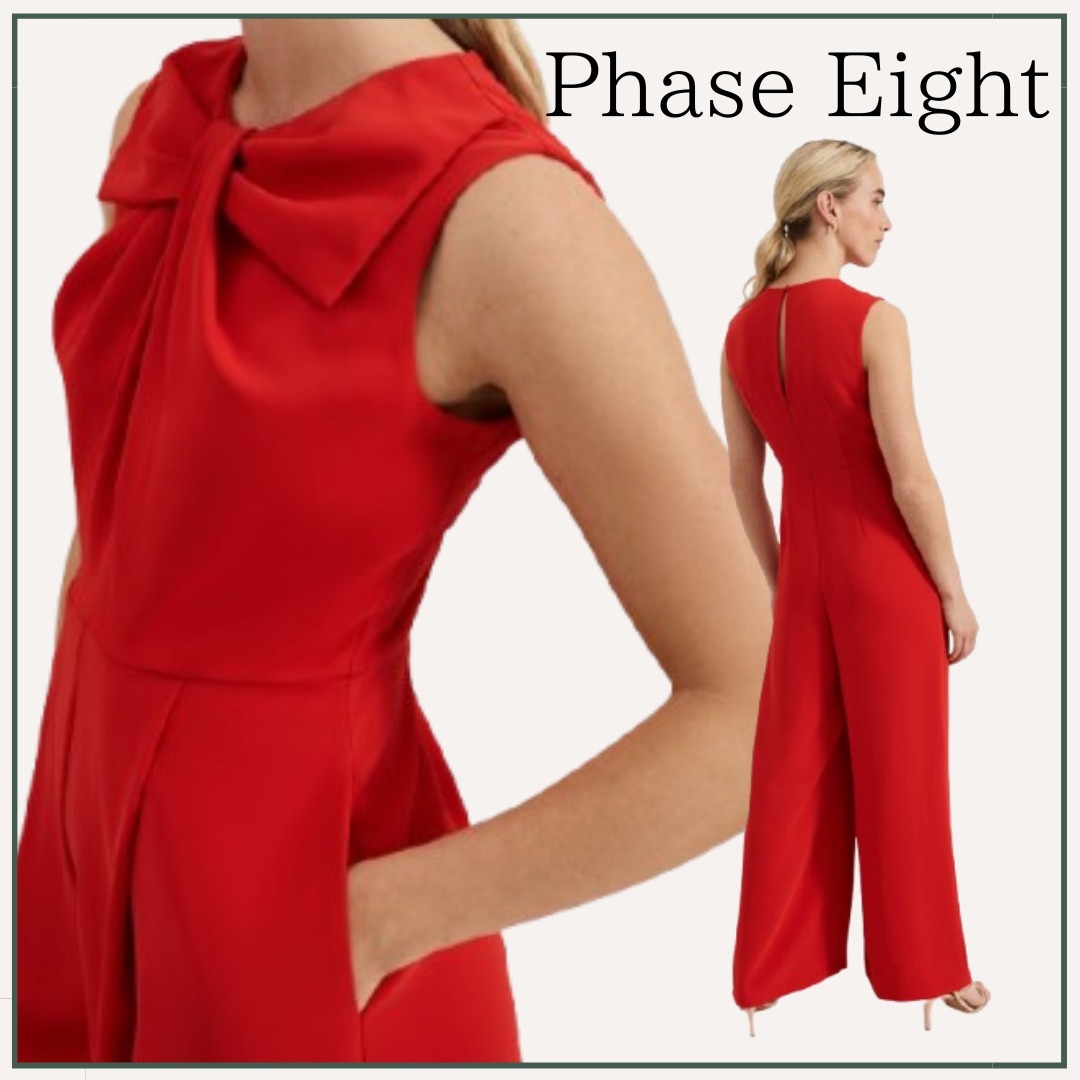 【スタイリッシュ】Phase Eight / サフラン ジャンプスーツ