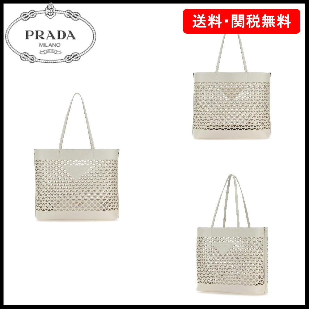 【PRADA】カットアウト ディテール トートバッグ☆SALE中