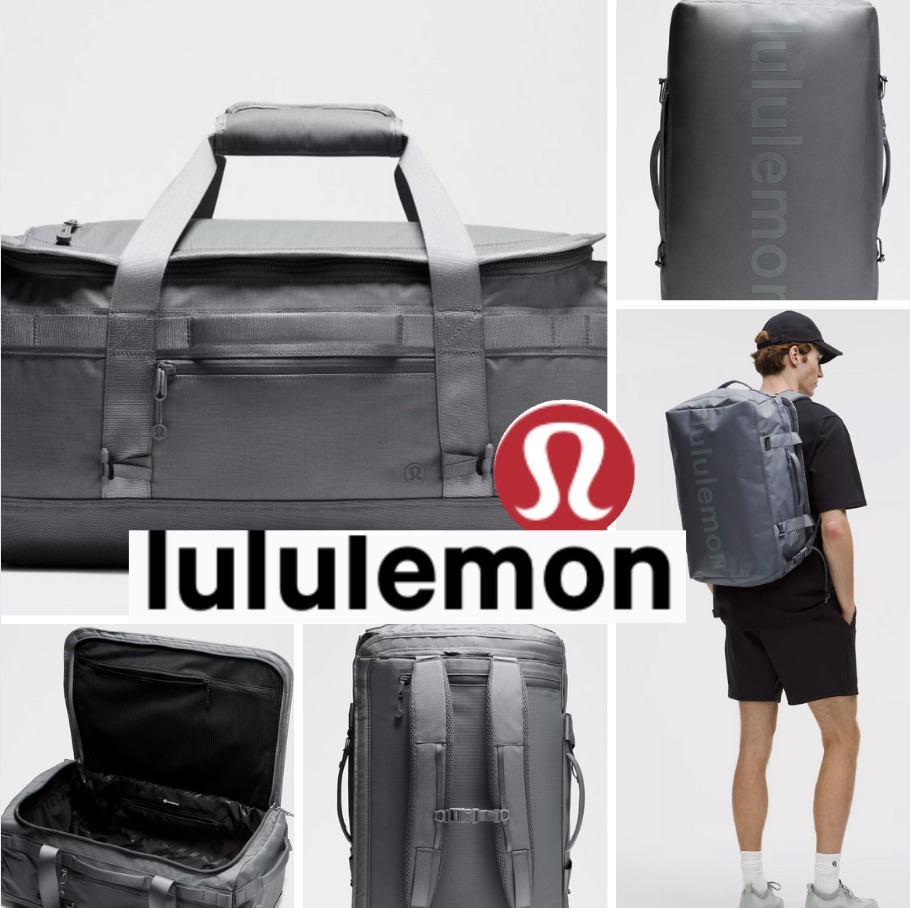 【ルルレモン】旅行やジムに 2-in-1 Travel Duffle Backpack 45L