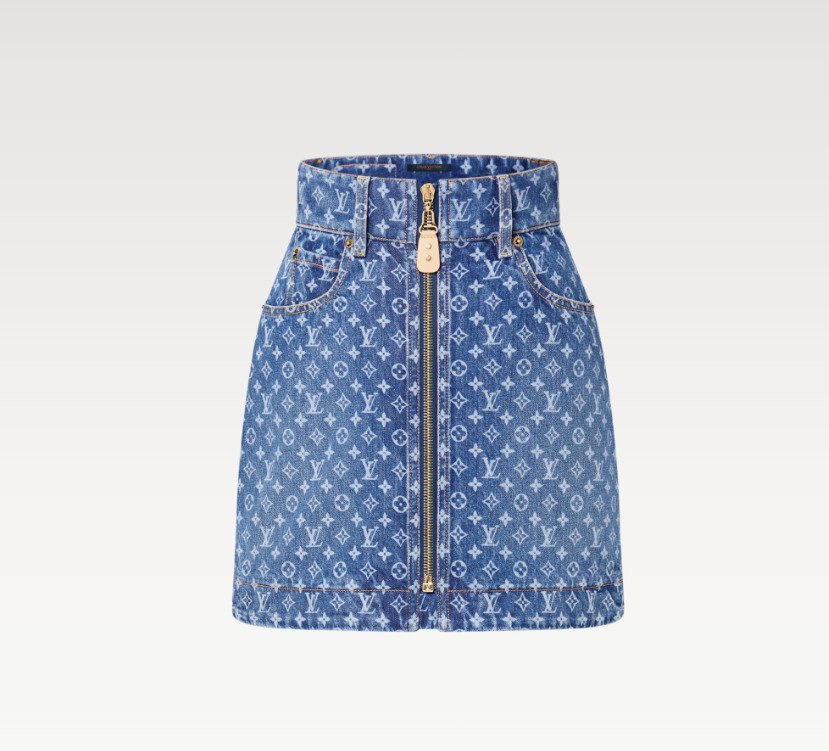 《25AW★》Louis Vuitton デニム ミニ スカート