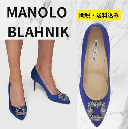 ブルー（青）系 Manolo Blahnik(マノロブラニク) パンプス