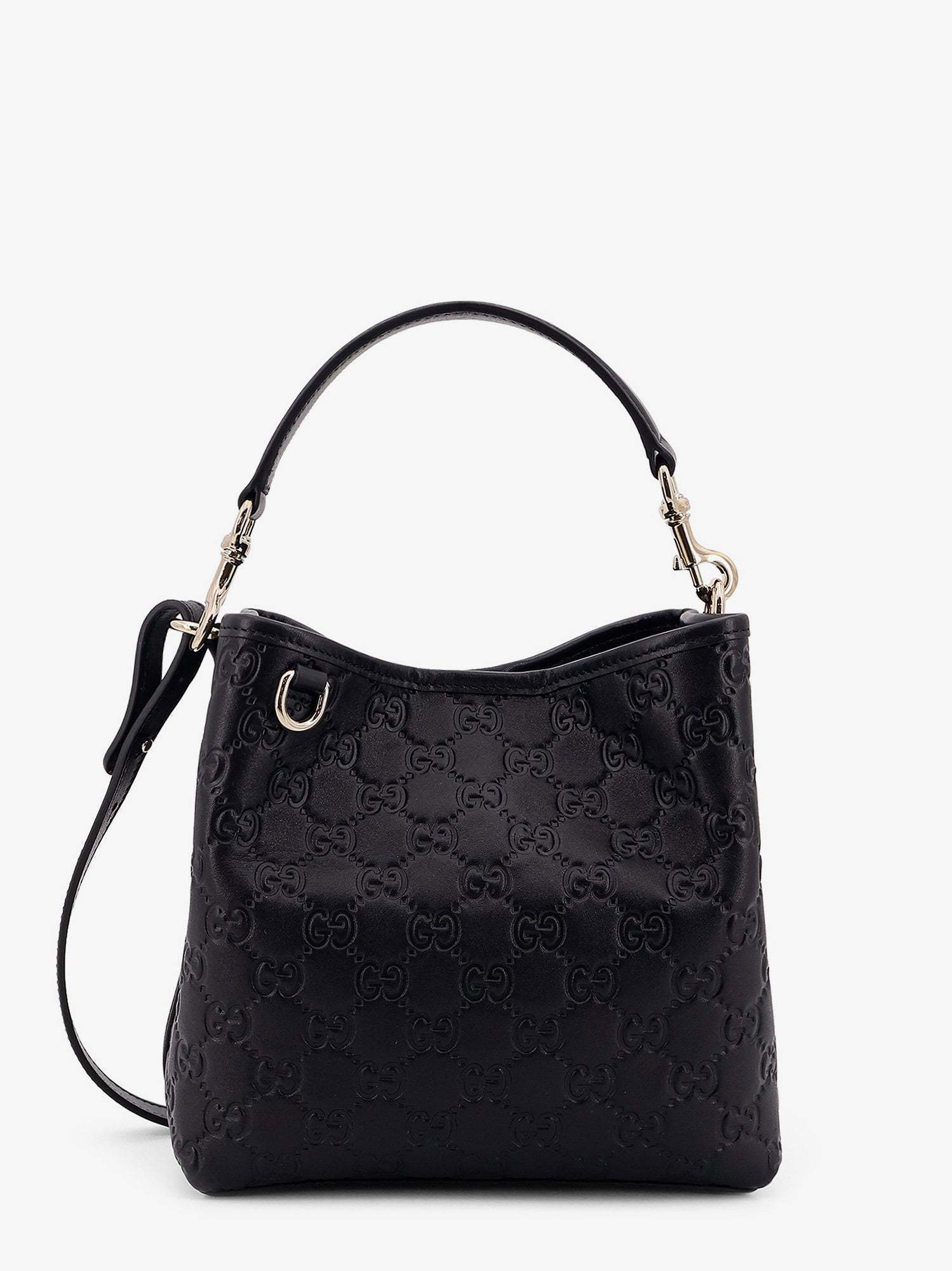 【関税&送料込】Gucci Gg Emblem Leather Bucket Bag