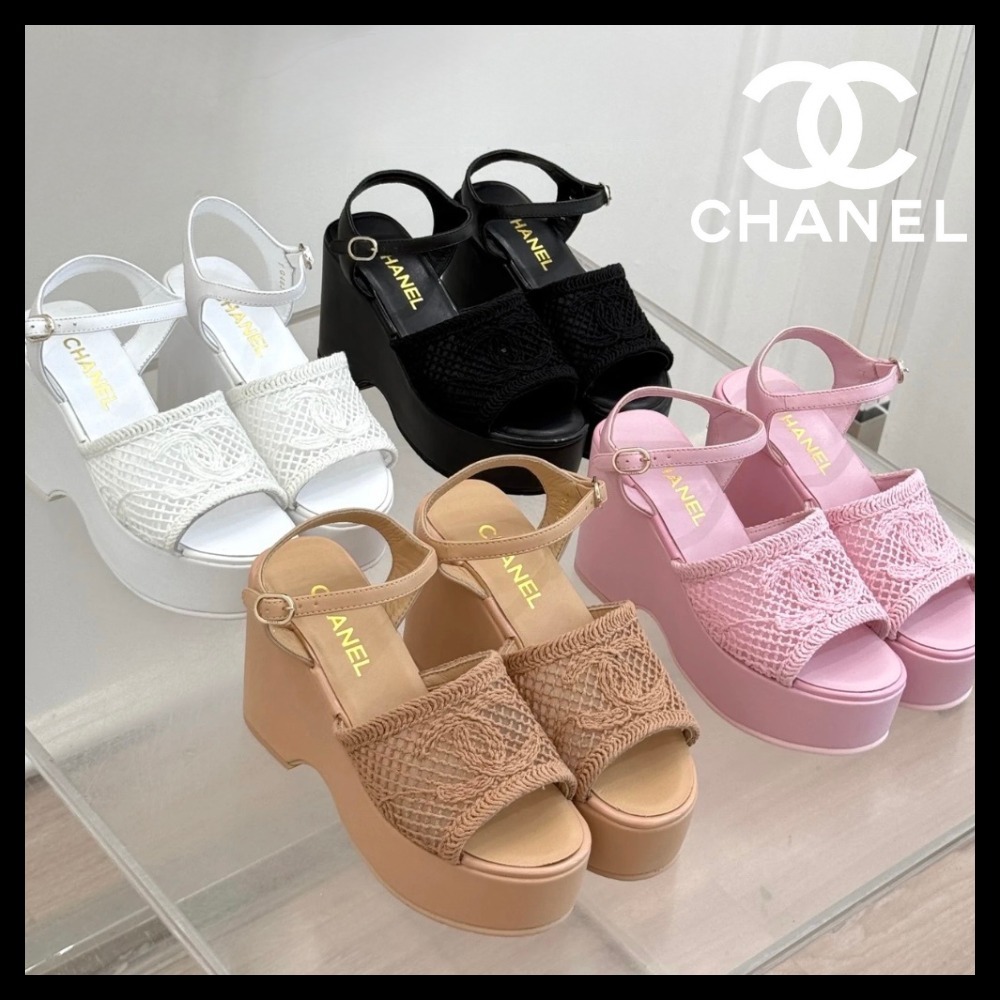 【カラー豊富★】CHANEL ベロアサンダル 4色展開