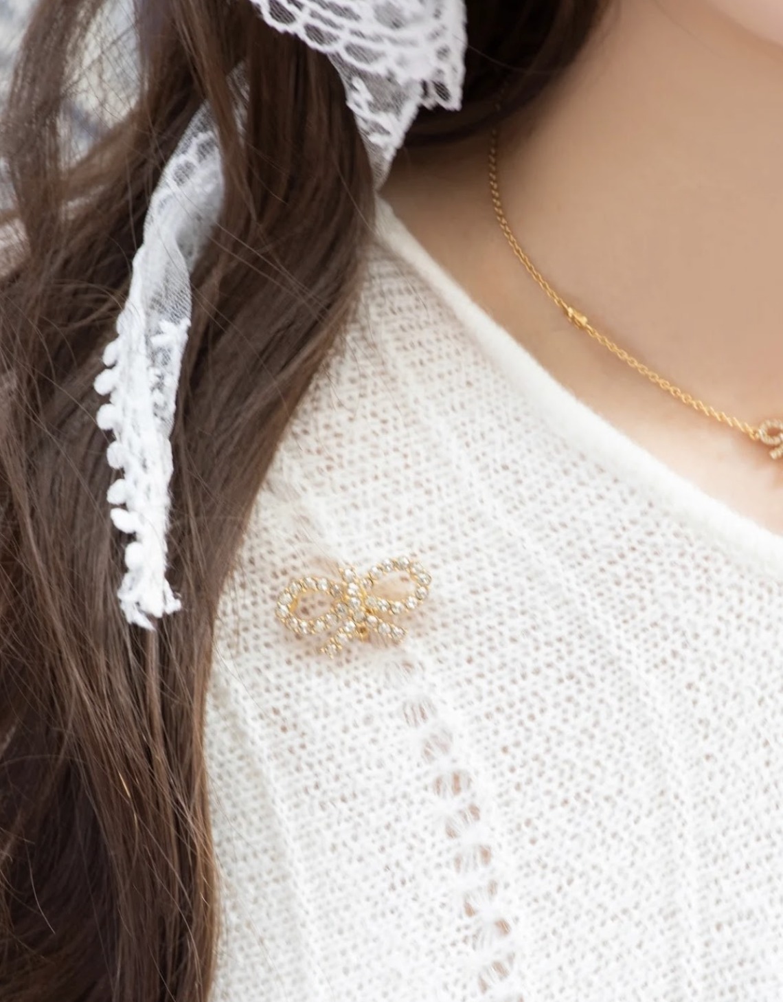 《国内即発♪リボン♪》DIOR Le Noeud de Dior ブローチ