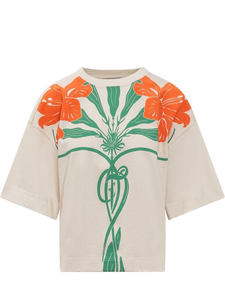 JW ANDERSON フラワフリントクルネックTシャツ 【関税込】